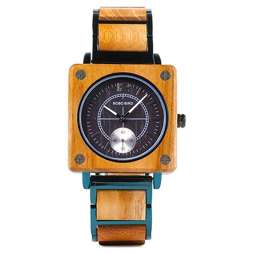 Luxury Wood Watches Men Quartz Wristwatch - HABASH FASHION