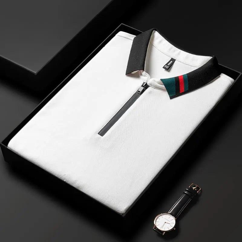 100% Cotton Designer Stripe Long Sleeve T-shirt High Men - HABASH FASHION