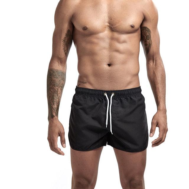 Men's sport running beach Short board pants Hot sell swim trunk pants Quick-drying movement surfing shorts GYM Swimwear for Male - habash-fashion.myshopify.com