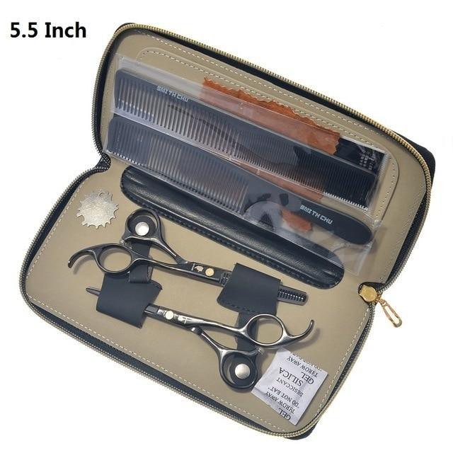 Hairdressing Clipper Hairdresser's Razors with Comb Case Hair Cutting Scissors Thinning Shears Hairdressing - habash-fashion.myshopify.com