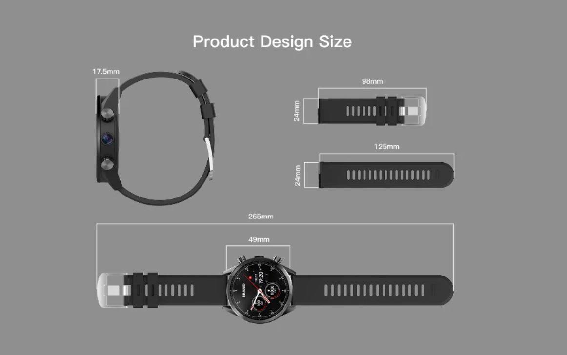 Business Smart Watch 8MP Camera GPS google map 4G WIFI - HABASH FASHION