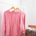 Honey powder 320G off shoulder Hoodie men's Pullover couple's shirt TB - HABASH FASHION