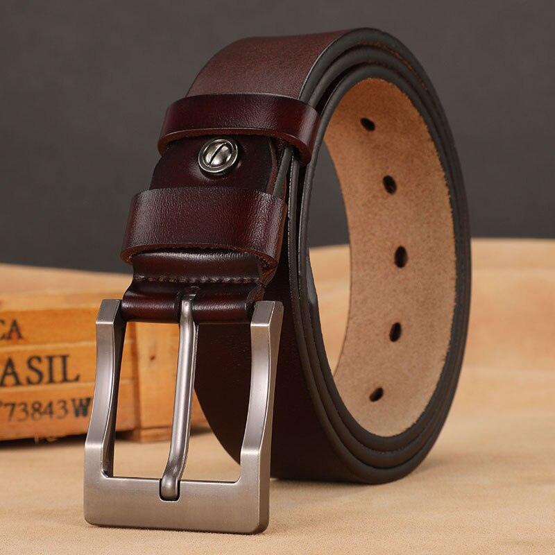 Men Belt Male High Quality Belt Genuine Leather Strap Luxury - HABASH FASHION