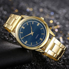 Men Business Quartz Watches Stainless Steel Casual Watch Man - HABASH FASHION