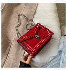 New chain rivet lock designer crossbody bags for women luxury handbags - HABASH FASHION