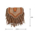 Bohemian Boho Free Spirit Bag Tassel Cross Body Purse Retro Hippie Designer Women Gypsy Fring - HABASH FASHION