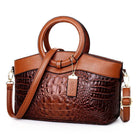 Luxury Crocodile Design Handbags Ladies Leather Handbag - HABASH FASHION