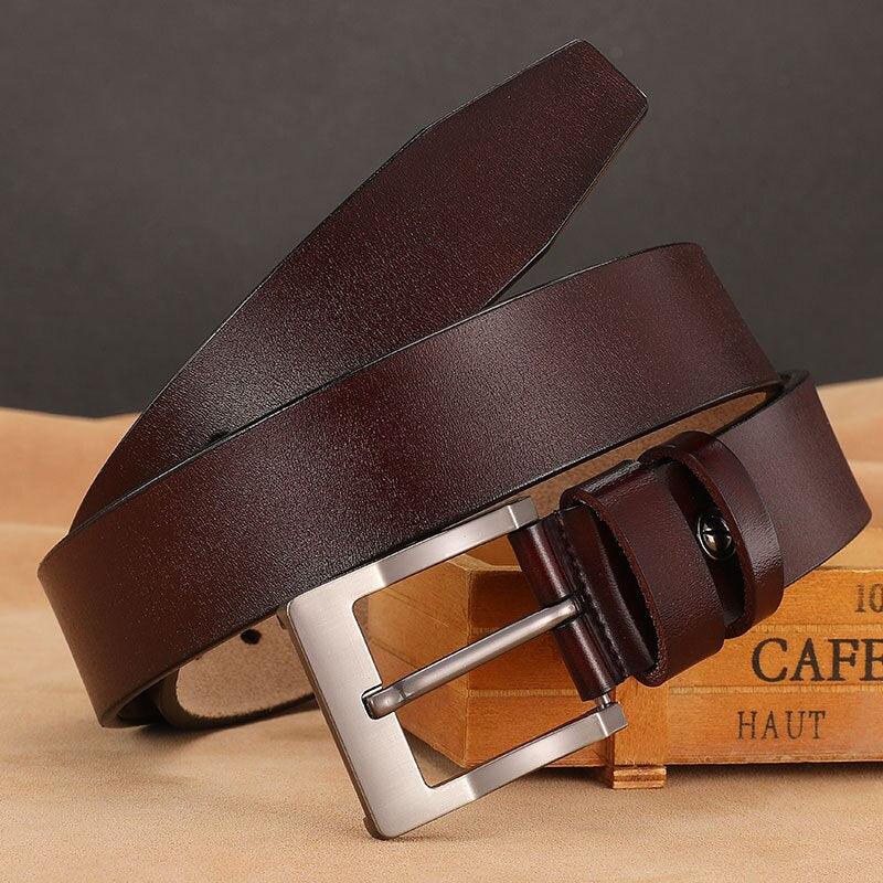 Men Belt Male High Quality Belt Genuine Leather Strap Luxury - HABASH FASHION