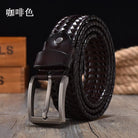 Belt for Men Belt Luxury Genuine Leather Cow Straps Hand Knitted Designer Men for Jeans Girdle Male Belts - HABASH FASHION