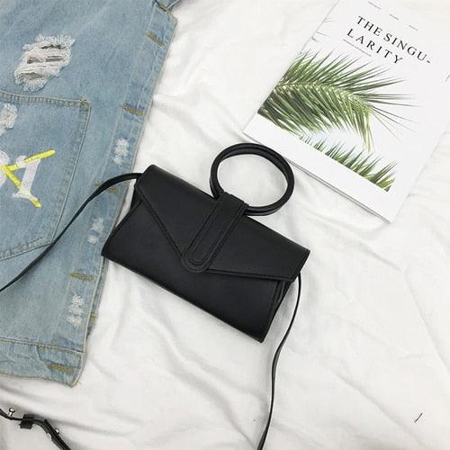 Bag Hand Bag Women Fashion Simple Designer Handbag Woman Luxury Pu Leather Solid Color Clutch Ladies - HABASH FASHION