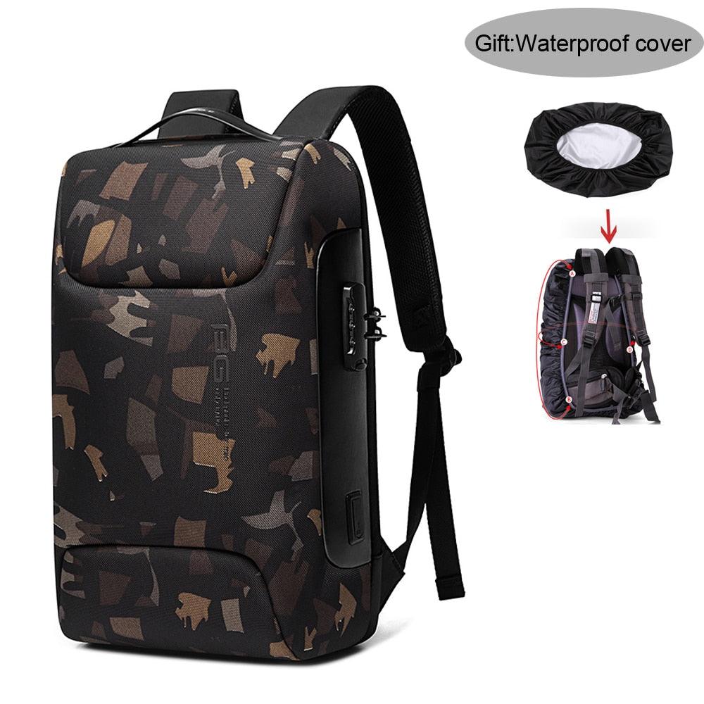 Laptop Backpack Anti-theft Waterproof School Backpacks USB Charging Men Business Travel Bag Backpack New Design - HABASH FASHION