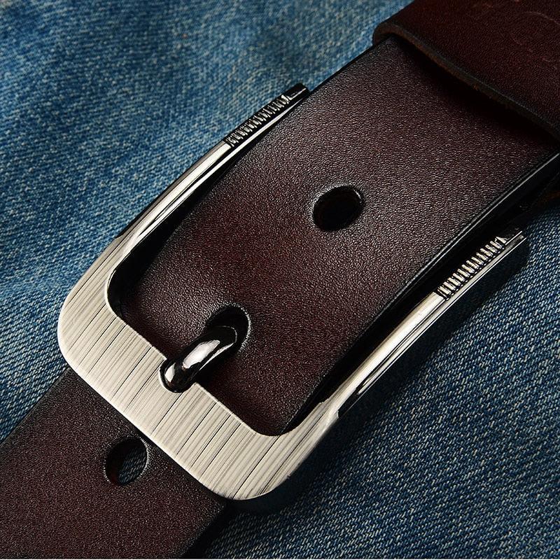 High Quality Buckle Jeans Pin Buckle Man Belts Business Casual Male  Belt for Men - HABASH FASHION