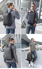 Laptop Backpack Anti-theft Waterproof School Backpacks USB Charging Men Business Travel Bag Backpack New Design - HABASH FASHION