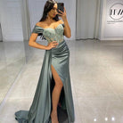 Long evening dresses off the shoulder - HABASH FASHION