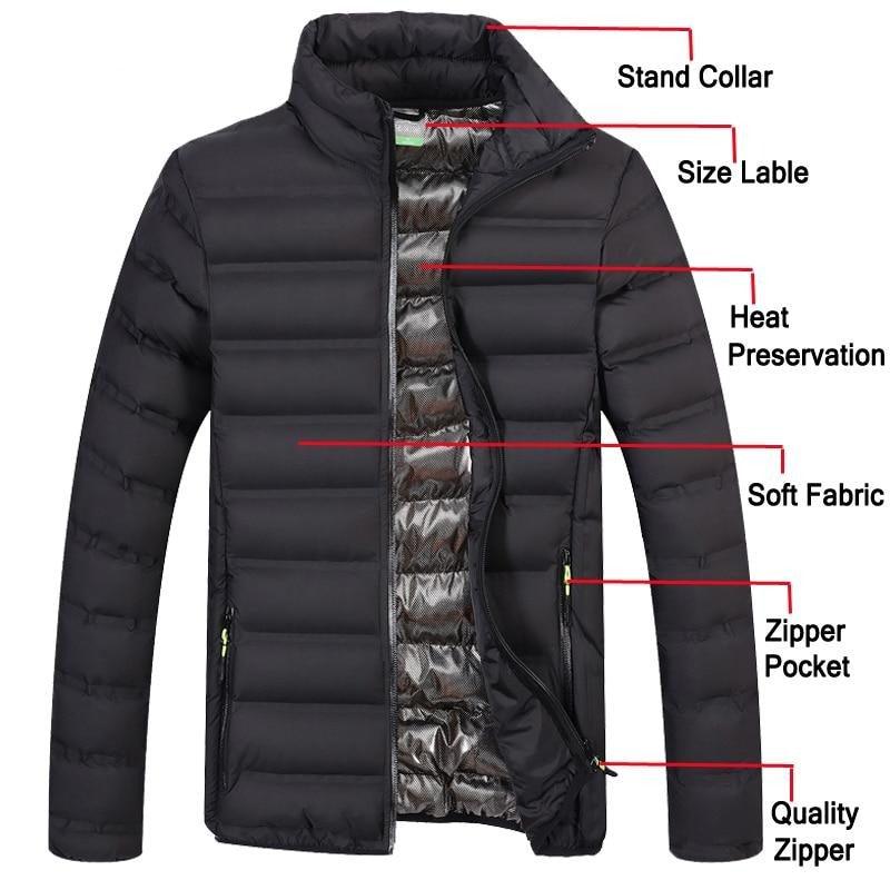 light sportswear windbreaker slim fit winter jacket street wear - HABASH FASHION