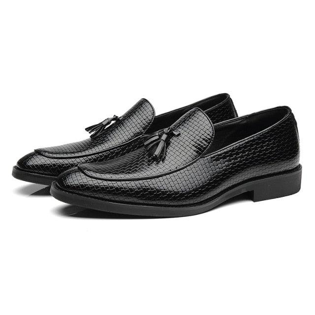 Men's Business Dress Shoes Pointed Flat Big - HABASH FASHION