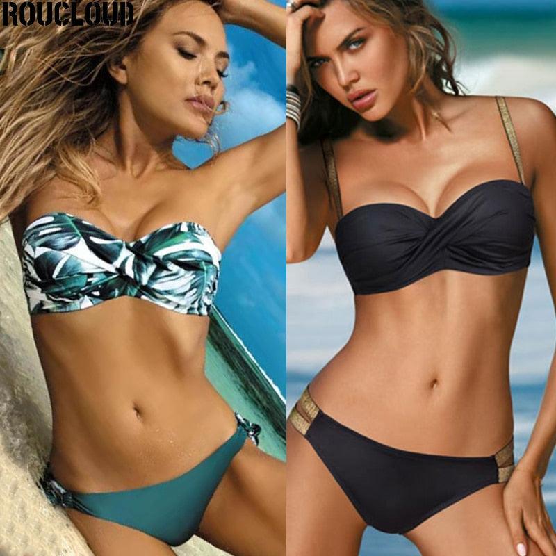 Bikinis Swimsuit Female Bathing Suit Push Up Bikini Set Beachwear - HABASH FASHION