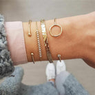 Hand bracelet with distinctive geometric designs - HABASH FASHION