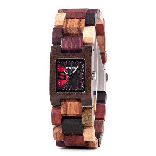 Casual Women Quartz Watches Ladies Wood Wristwatch - HABASH FASHION