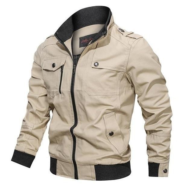 Military Jacket Cotton Windbreaker Pilot Coat Army Men's Bomber Jackets - HABASH FASHION