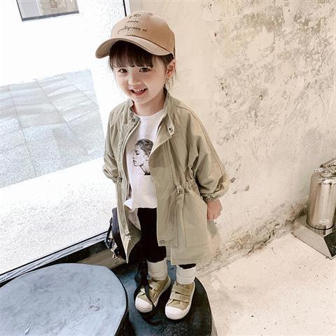 Baby Girls Boys Trench Cotton Long Kids Windbreak - HABASH FASHION