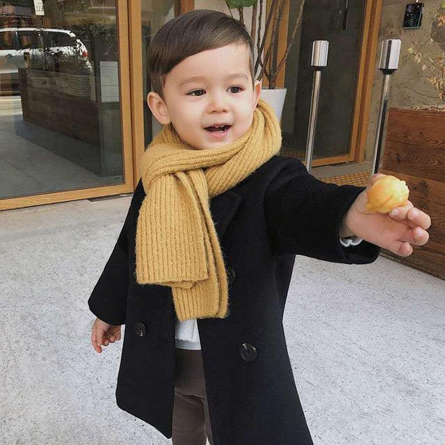 Baby Boy Girls Double Breasted Warm - HABASH FASHION