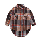 Baby Girl Plaid Shirt Jacket Cotton Warm Child Shirt Thick - HABASH FASHION