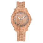 Luxury Men and Women Quartz Watch Wood Grain - HABASH FASHION