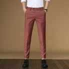 Mens Four Seasons Casual Pants Men Seven Business Pants Trousers - HABASH FASHION