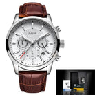 Luxury Leather Casual Quartz Watch Waterproof Clock - HABASH FASHION