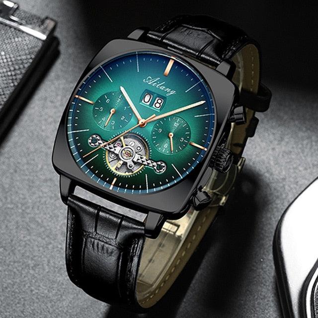 Automatic mechanical watch waterproof tourbillon technology luminous fashion men's watch - HABASH FASHION