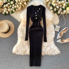 long Dress Bodycon Party elegant Women - HABASH FASHION