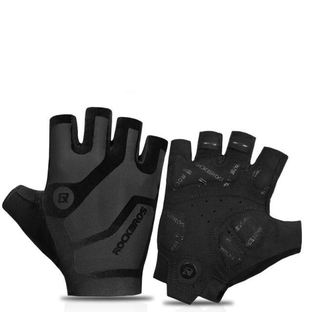 ROCKBROS Cycling Gloves Half Finger Shockproof Wear - HABASH FASHION