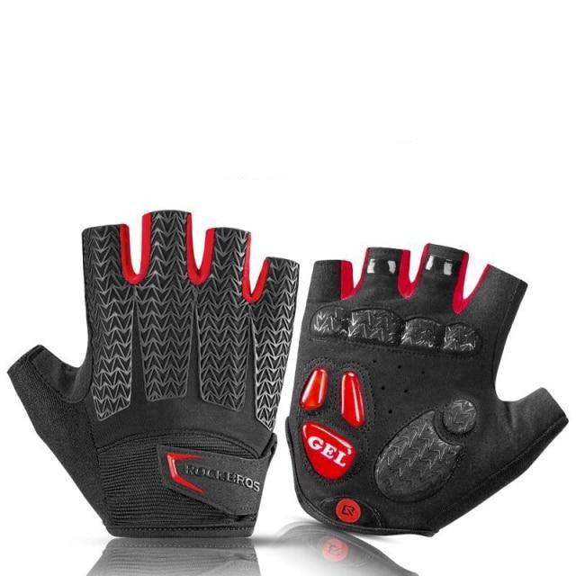 ROCKBROS Cycling Gloves Half Finger Shockproof Wear - HABASH FASHION