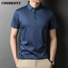 High Quality Classic Casual Sleeve 100% Cotton Polo-Shirt Men - HABASH FASHION