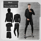 5 Pcs/Set Men's Tracksuit Gym Fitness Compression Sports - HABASH FASHION