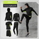 5 Pcs/Set Men's Tracksuit Gym Fitness Compression Sports - HABASH FASHION