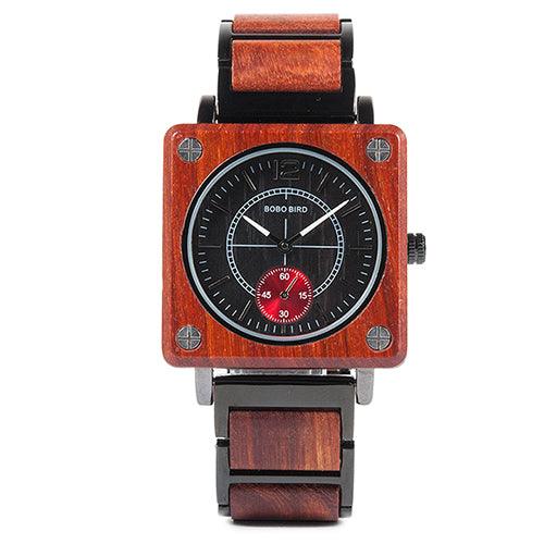 Luxury Wood Watches Men Quartz Wristwatch - HABASH FASHION