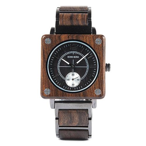 Luxury Wood Watches Men Quartz Wristwatch - HABASH FASHION