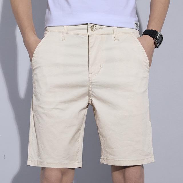 Classic Style Men Slim Shorts Business - HABASH FASHION