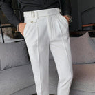 Men Suit Pants Formal Pants High Quality Solid Color Business - HABASH FASHION