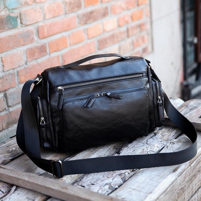 Men Bag Casual Vintage Leather Shoulder - HABASH FASHION