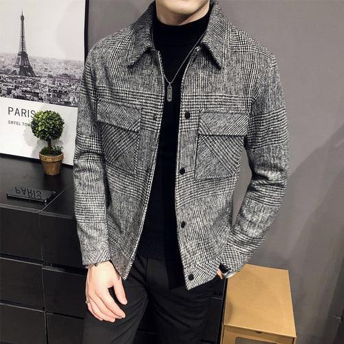 Men High Quality slim fit coat/Male - HABASH FASHION