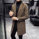 Men Business Long Jacket Slim Casual - HABASH FASHION