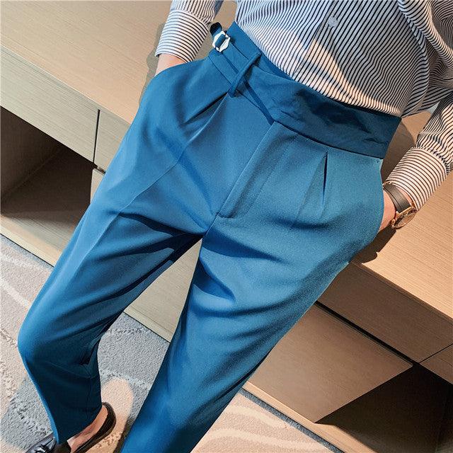 Men Trousers/Male slim fit High - HABASH FASHION