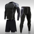 Man Compression Sports Suit Quick Drying Perspiration Fitness - HABASH FASHION