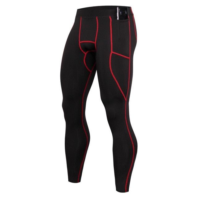 Mens Compression Leggings Fitness Sports High Elastic - HABASH FASHION