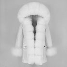 Jacket Women  Fur Coat Natural  Fox - HABASH FASHION