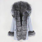 Jacket Women  Fur Coat Natural  Fox - HABASH FASHION