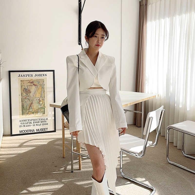 Casual White Two Piece Set For Women - HABASH FASHION